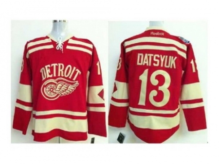 NHL Detroit Red Wings #13 Datsyuk red[2014 winter classic]