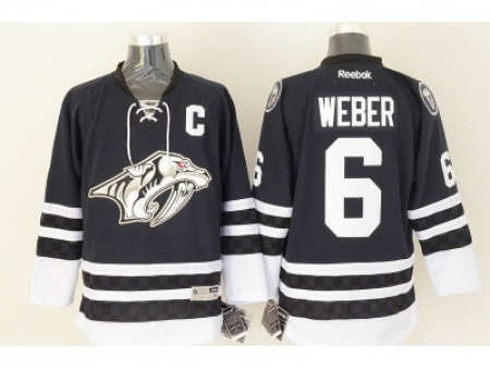 NHL Nashville Predators #6 Shea Weber Dark blue jerseys