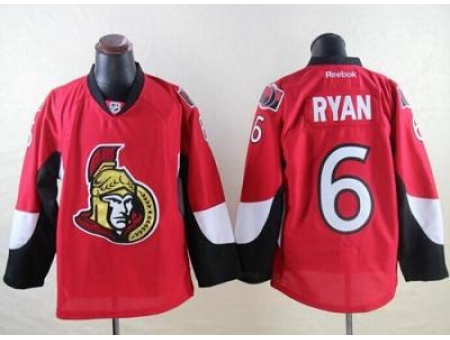 Ottawa Senators 6 Bobby Ryan Red Stitched NHL Jersey