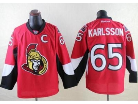 Ottawa Senators 65 Erik Karlsson Red Home Stitched NHL Jersey