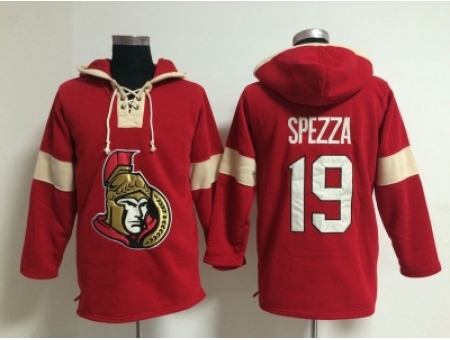 NHL Ottawa Senators #19 Jason Spezza Red jerseys(Pullover Hoodie)