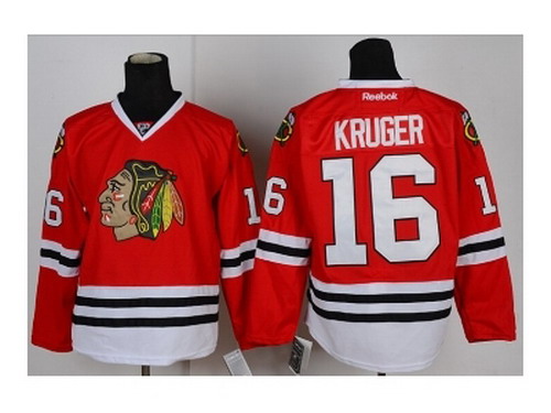 NHL Jerseys Chicago Blackhawks #16 kruger red[kruger]