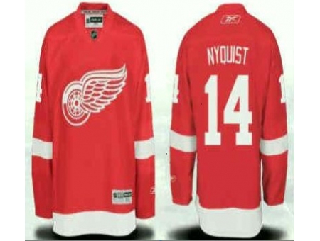 NHL Jerseys Deroit Red Wings #14 Nyquist CCM Red Throwback Jerseys