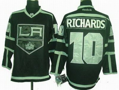 Los Angeles Kings 10# Mike Richards black ice jersey