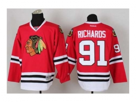 NHL Jerseys Chicago Blackhawks #91 Richards red