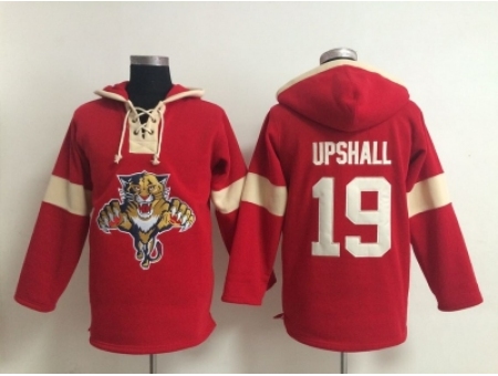 NHL Florida Panthers #19 Scottie Upshall Red jerseys(pullover hooded sweatshirt)