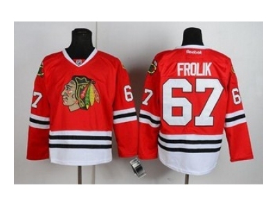 NHL Jerseys Chicago Blackhawks #67 frolik red