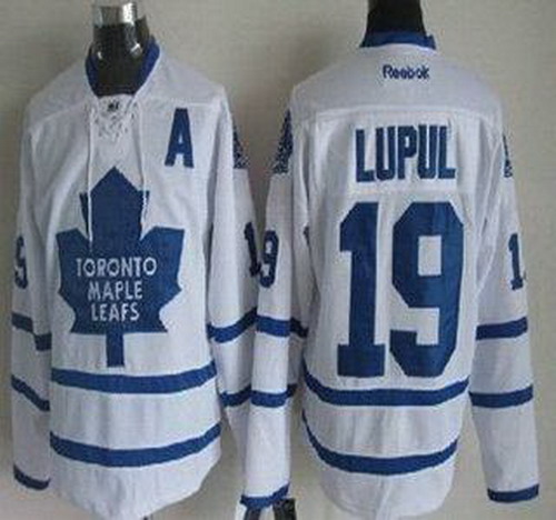 Toronto Maple Leafs 19 Joffrey Lupul White NHL Jerseys A Patch