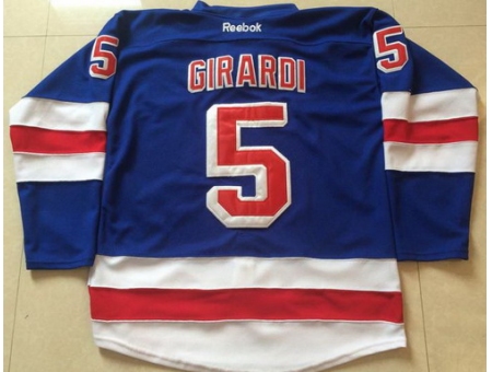 New York Rangers 5 Dan Girardi Royal Blue Jersey