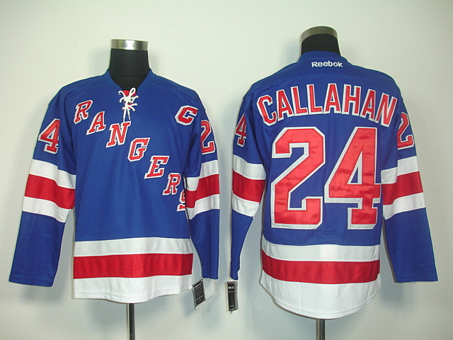 New York Rangers #24 Ryan Callahan light blue jeseys