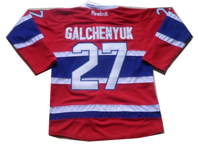 NHL Jerseys Montreal Canadiens #27 Galchenyuk red Jerseys