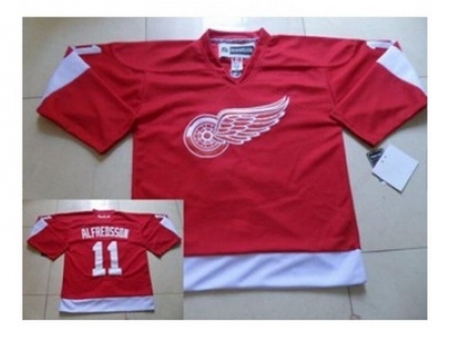 NHL Jerseys Detroit Red Wings #11 Alfredsson Red Jerseys