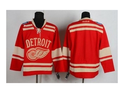 NHL Jerseys Detroit Red Wings blank red[2014 winter classic]