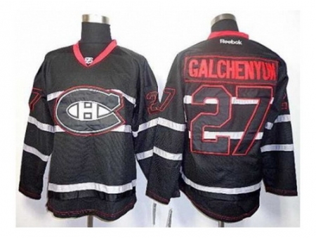 NHL Jerseys Montreal Canadiens #27 Galchenyuk black ice