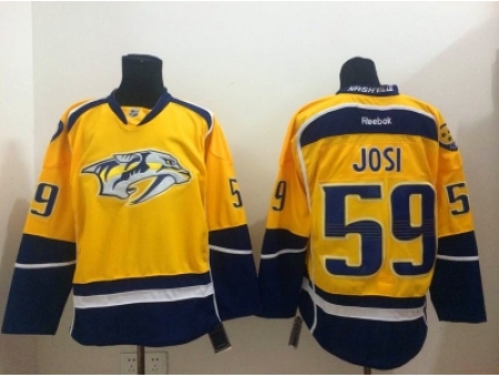 NHL nashville predators #59 josi blue-yellow Jerseys