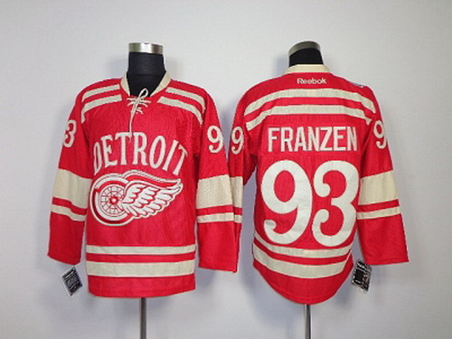 NHL Jerseys Detroit Red Wings #93 Johan Franzen red(2014 winter classic)