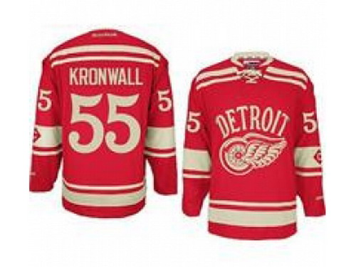 NHL Jerseys Detroit Red Wings #55 Niklas Kronwall red(2014 winter classic)