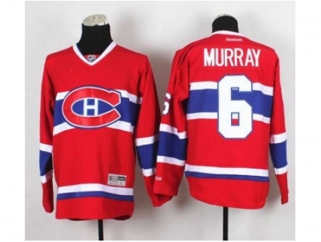 NHL Jerseys Montreal Canadiens #6 Murray red