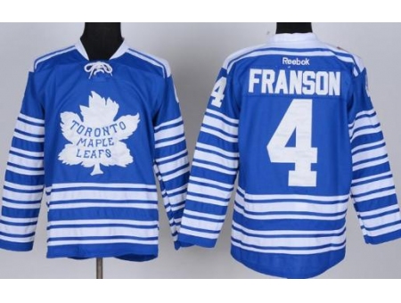 Toronto Maple Leafs 4 Cody Franson 2014 Winter Classic Blue NHL Jersey