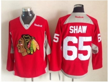 NHL Chicago Blackhawks #65 Andrew Shaw red jerseys New