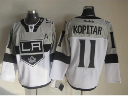 NHL Los Angeles Kings #11 KOPITAR stadium white-grey jerseys