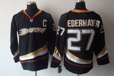 nhl anaheim ducks #27 niedermayer black[c patch]