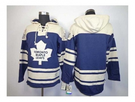 NHL Jerseys Toronto Maple Leafs blank blue-cream[pullover hooded sweatshirt]