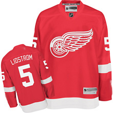 RBK hockey jerseys,Detroit Red Wings 5# Nicklas Lidstrom Home