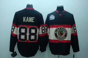 Chicago Blackhawks 88 Patrick kane Black Jerseys  Winter Classic