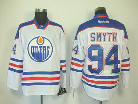 Youth Edmonton Oilers #94 smyth white jerseys