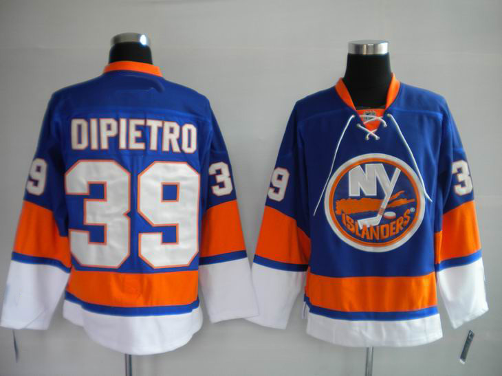 New York Islanders #39 Rick DiPietro blue jersey