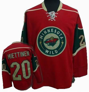 Minnesota Wilds 20# MIETTINEN red jersey