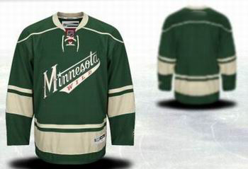 Minnesota Wild blank green hockey jersey