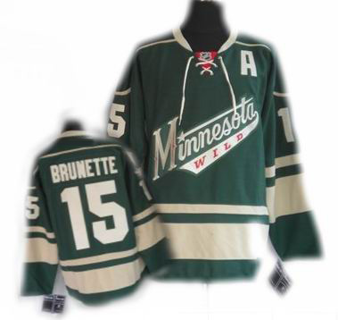 Minnesota Wild 15# BRUNETTE green