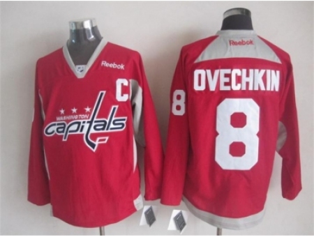 NHL Washington Capitals 8 alex Ovechkin red jerseys