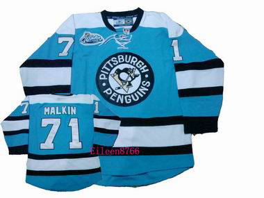 RBK hockey jerseys,Pittsburgh Penguins 71# E.Malkin blue youth