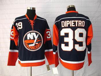 New York Islanders #39 Rick DiPietro navy blue jersey