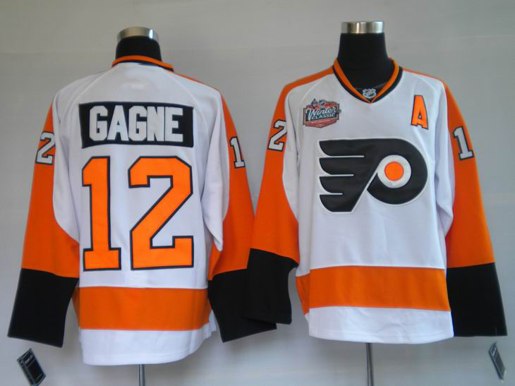 NEW Philadelphia Flyers #12 Simon Gagne 2010 Winter Classic Premier Jersey