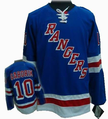 New York Rangers #10 Marian Gaborik JERSEY