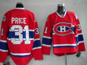 Hockey Montreal Canadiens #31 Carey Price Stitched Replithentic 