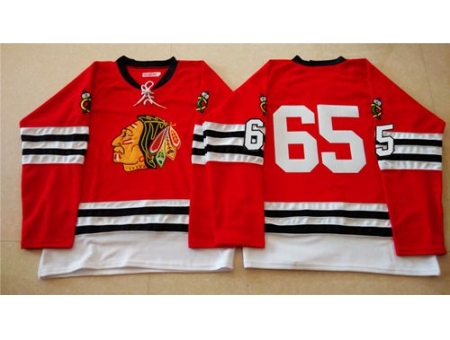 Chicago Blackhawks #65 Andrew Shaw Red Mitchell And Ness 1960-61 Stitched NHL Jersey