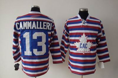 hockey Montreal Canadiens #13 Michael Cammalleri strip Jersey