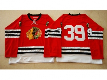 NHL Mitchell And Ness 1960-61 Chicago Blackhawks #39 Noname red Throwback jerseys