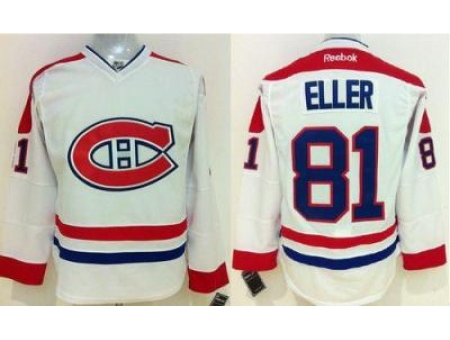 Montreal Canadiens #81 Lars Eller White Stitched NHL Jersey