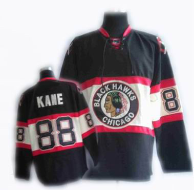 RBK Chicago Blackhawks New Third jersey #88 KANE black