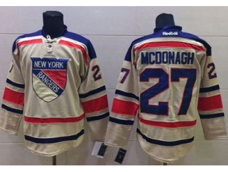 New York Rangers #27 Ryan McDonagh Cream 2012 Winter Classic Stitched NHL Jersey