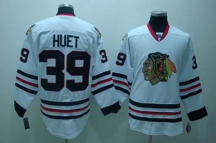 RBK Chicago Blackhawks #39 HUET jersey white