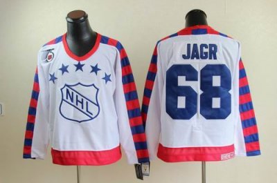 Pittsburgh Penguins 68 Jaromir Jagr all star 75th Anniversary white CCM Jersey