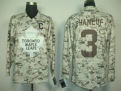 Toronto Maple Leafs #3 Dion Phaneuf Camouflage Jersey