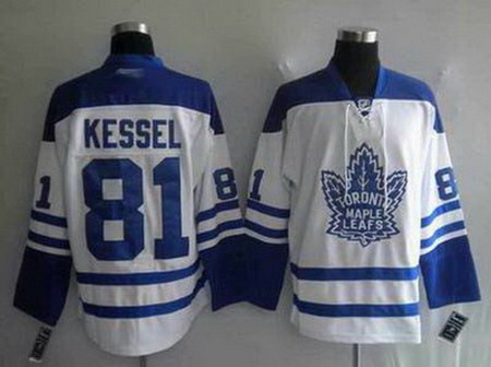 Youth KIDS Toronto Maple Leafs jerseys #81 KESSEL WHITE